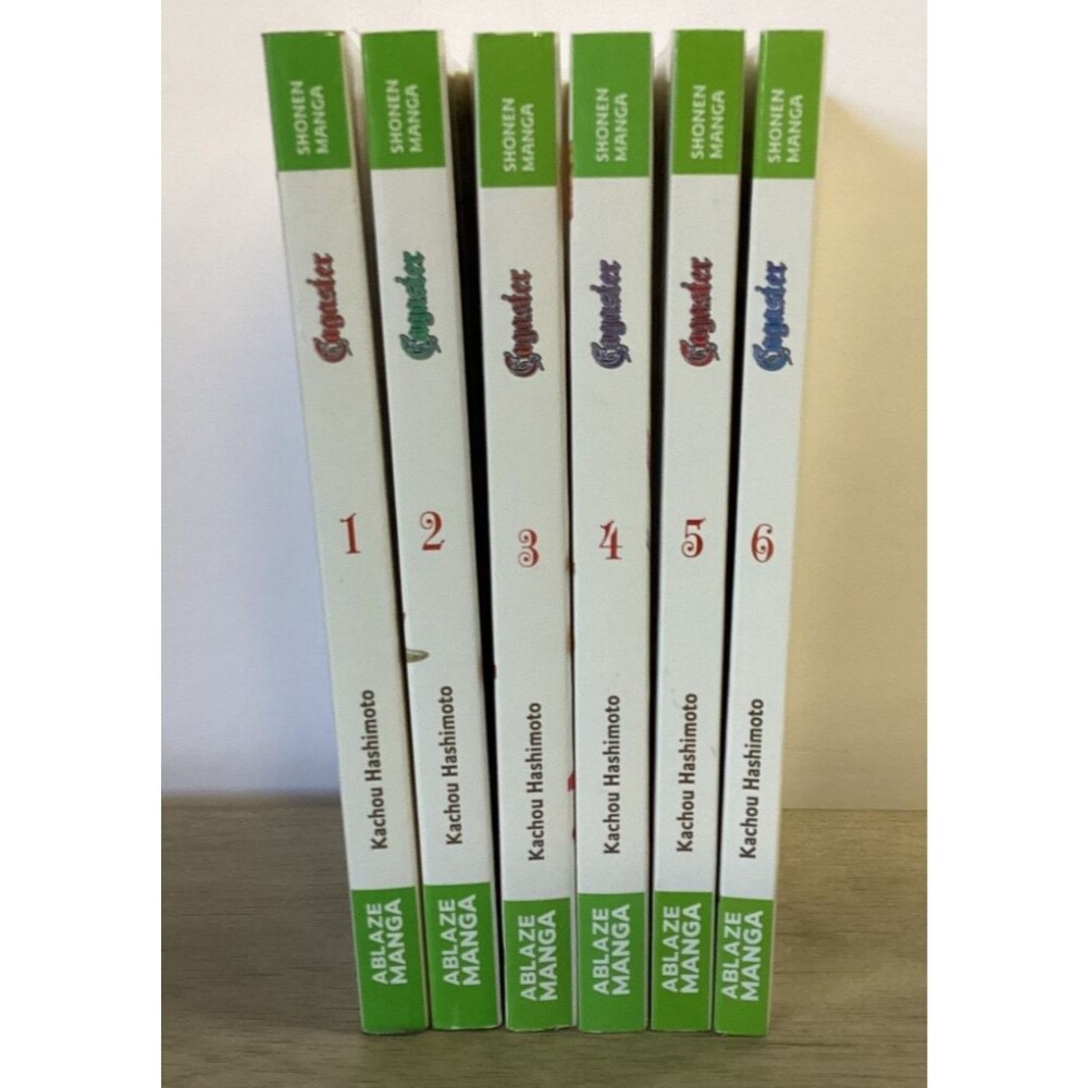 Lot 6 Cagaster Vol 1 - 6 by Kachou Hashimoto English Manga Netflix